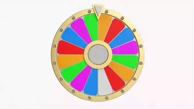 Wheel of fortune 3D model