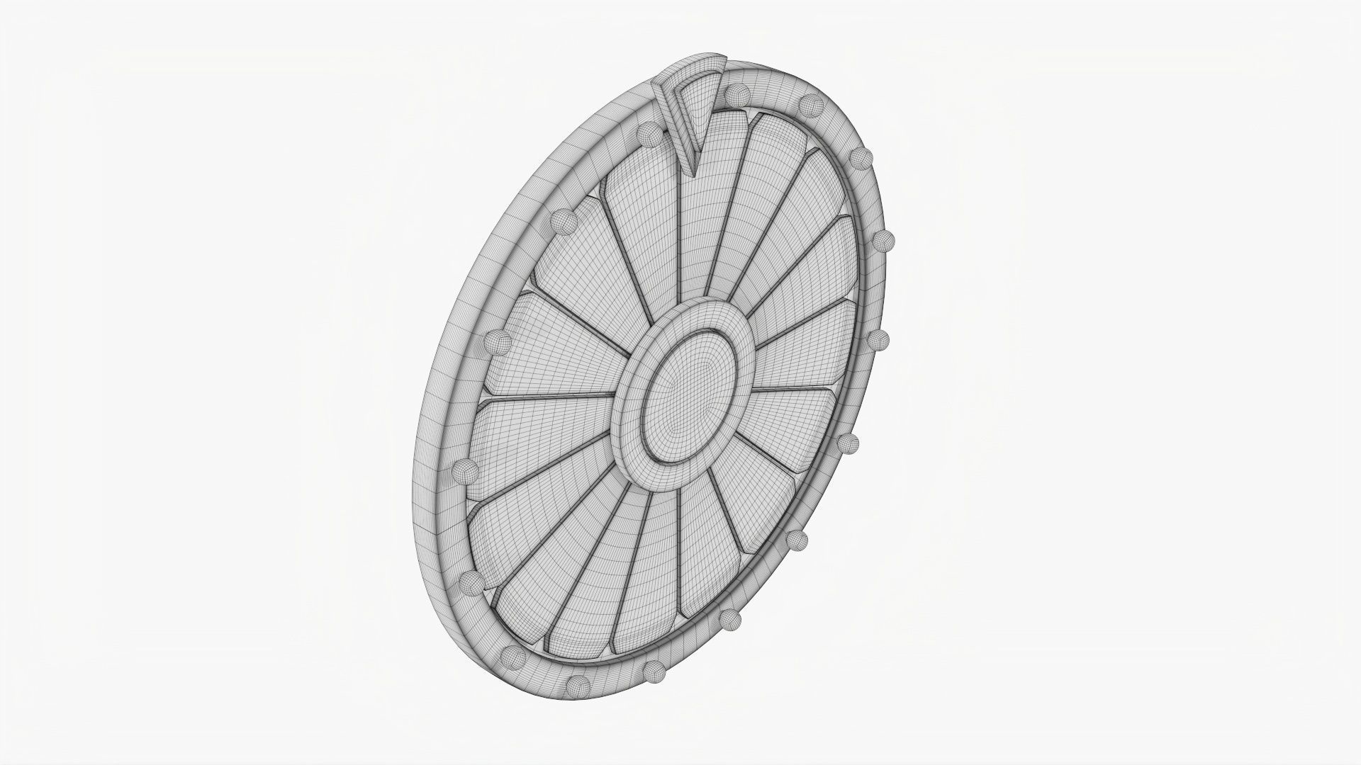 Wheel of fortune 3D model_7