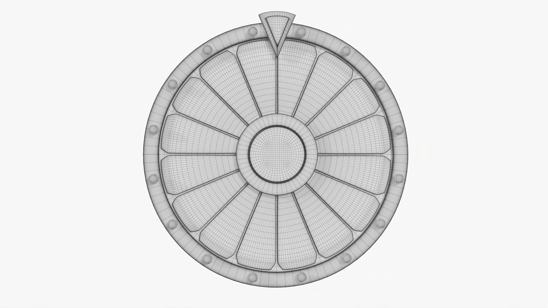 Wheel of fortune 3D model_6