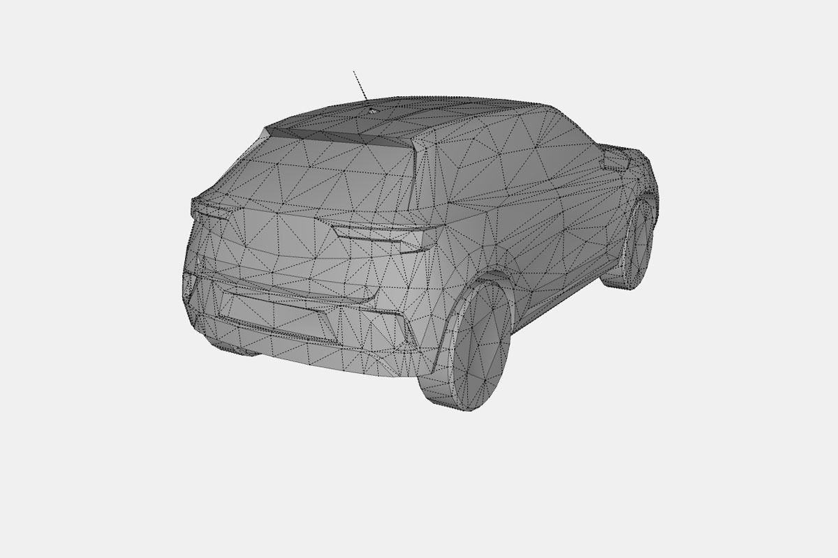 Opel Mokka 2021 Low-poly 3D model_19