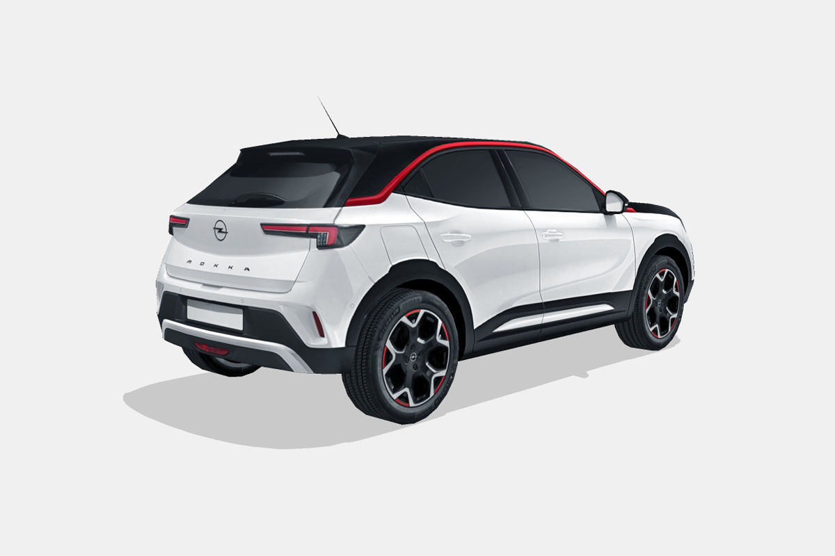 Opel Mokka 2021 Low-poly 3D model_2