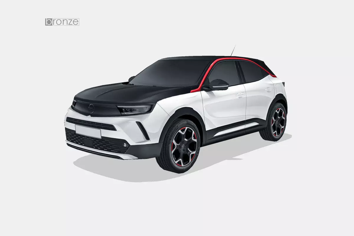 Opel Mokka 2021 Low-poly 3D model_0