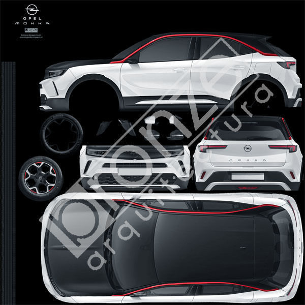 Opel Mokka 2021 Low-poly 3D model_22