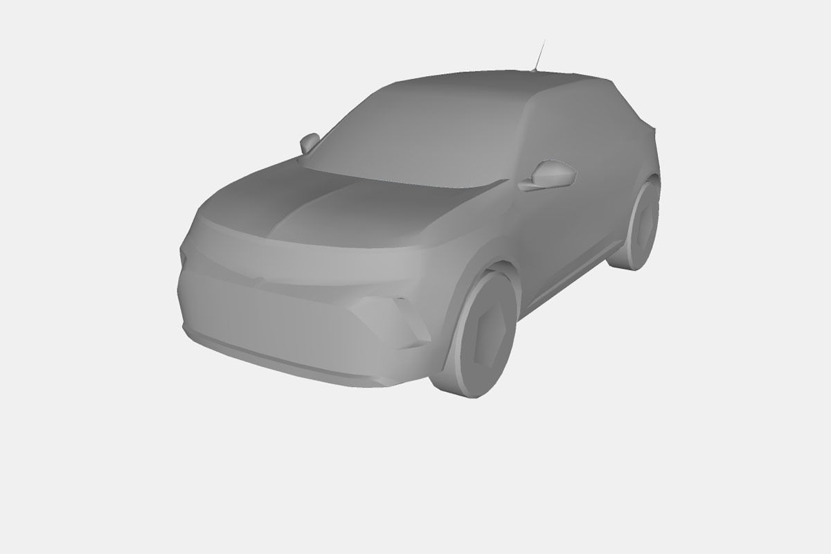 Opel Mokka 2021 Low-poly 3D model_20