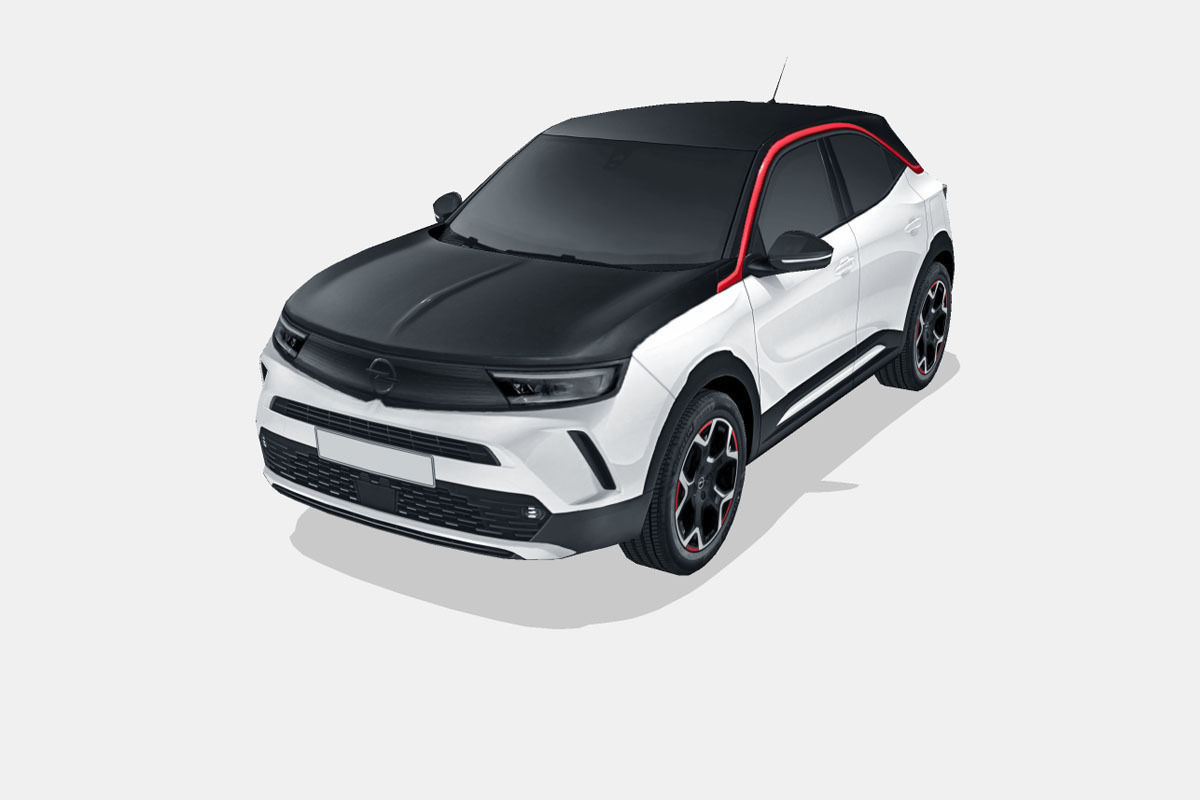 Opel Mokka 2021 Low-poly 3D model_5