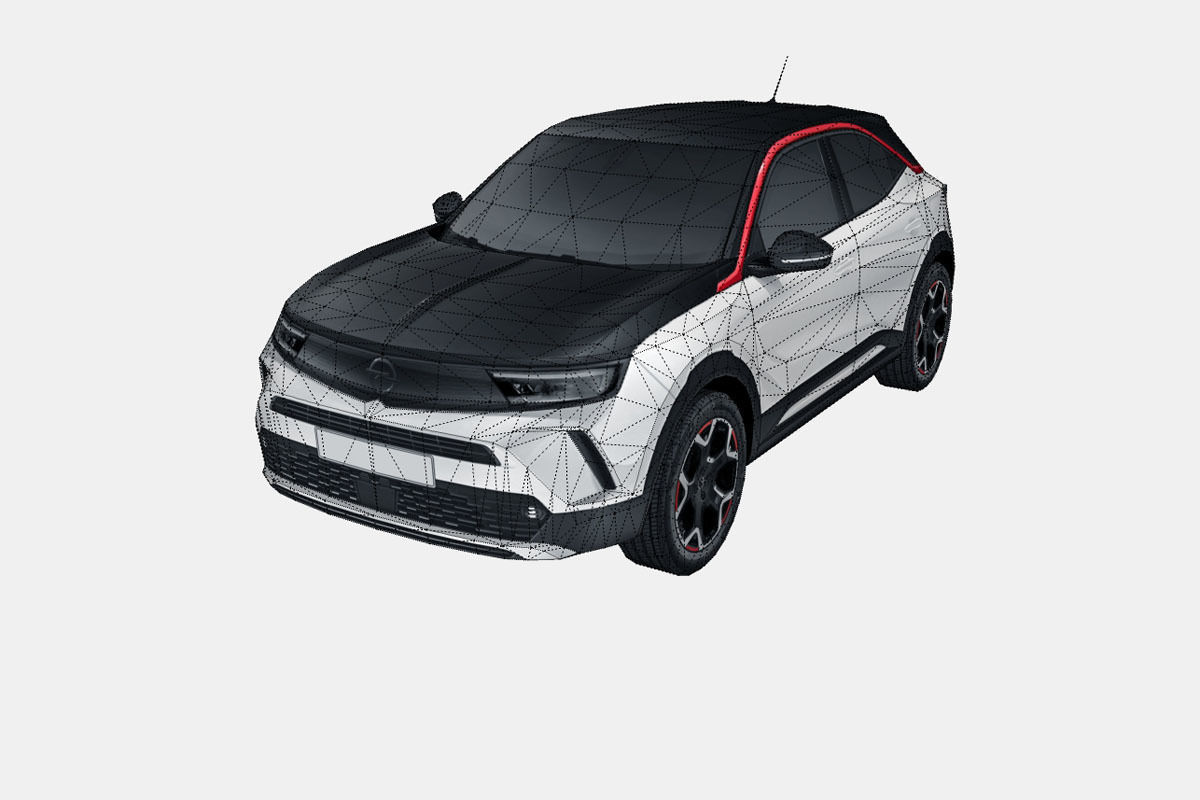 Opel Mokka 2021 Low-poly 3D model_16