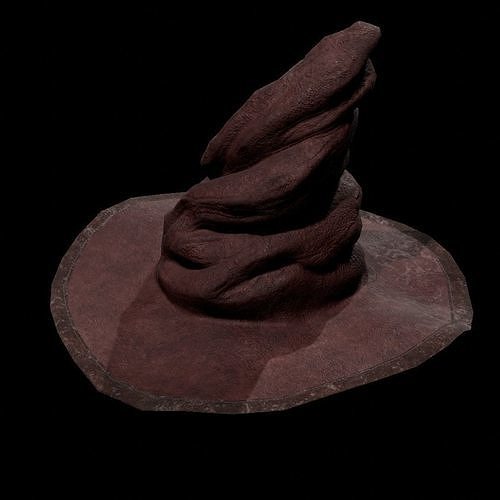 Magician hat rigged Low-poly 3D model