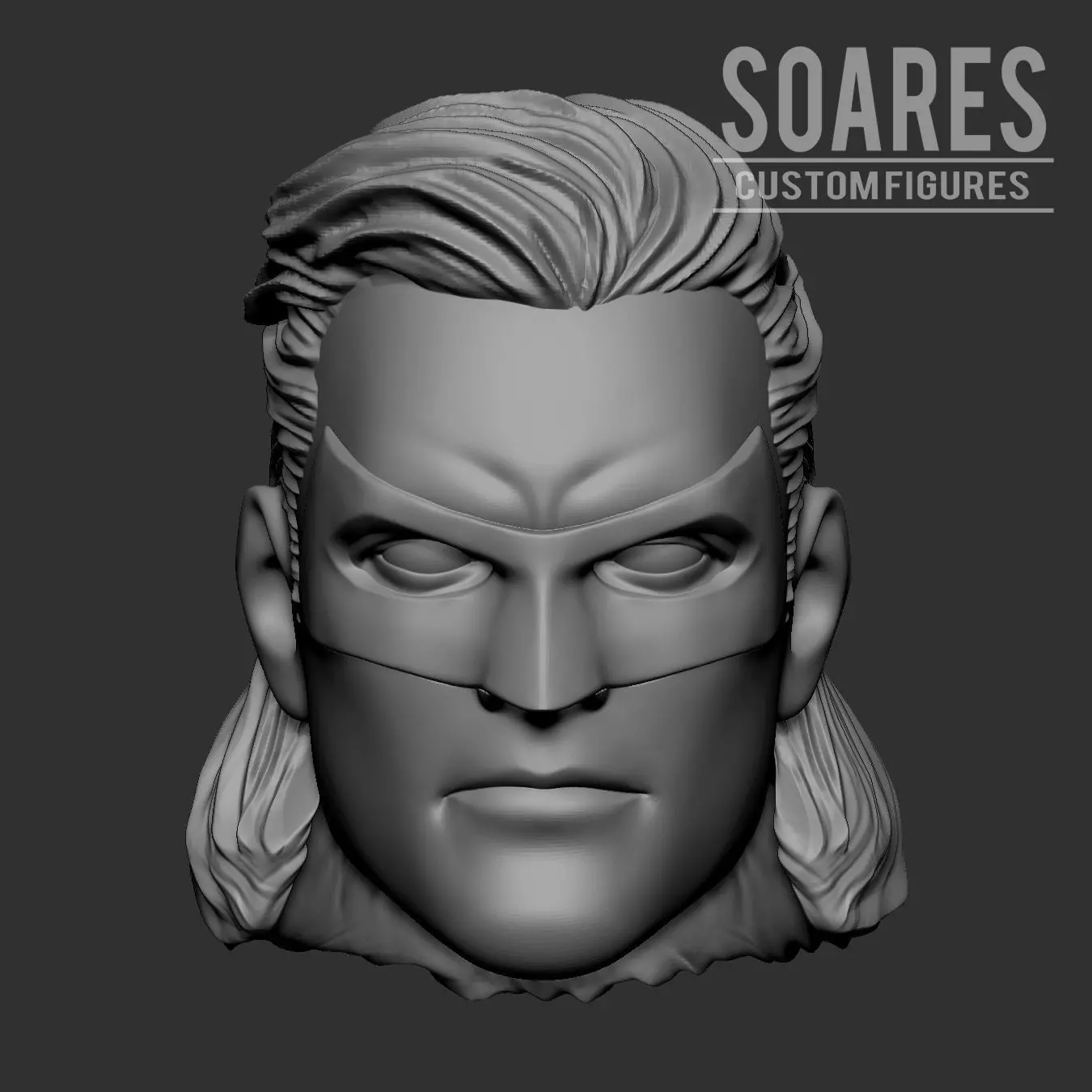 Classic NightWing Head 3D print model  3D print model_0