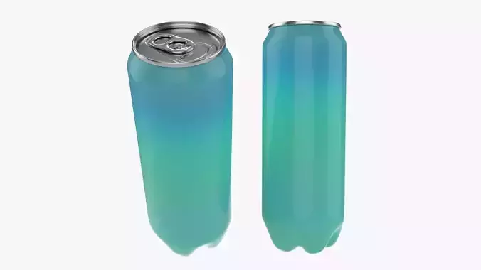 Beverage long pet can 500 ml