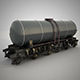 Train tank car - tank car 3D model_10
