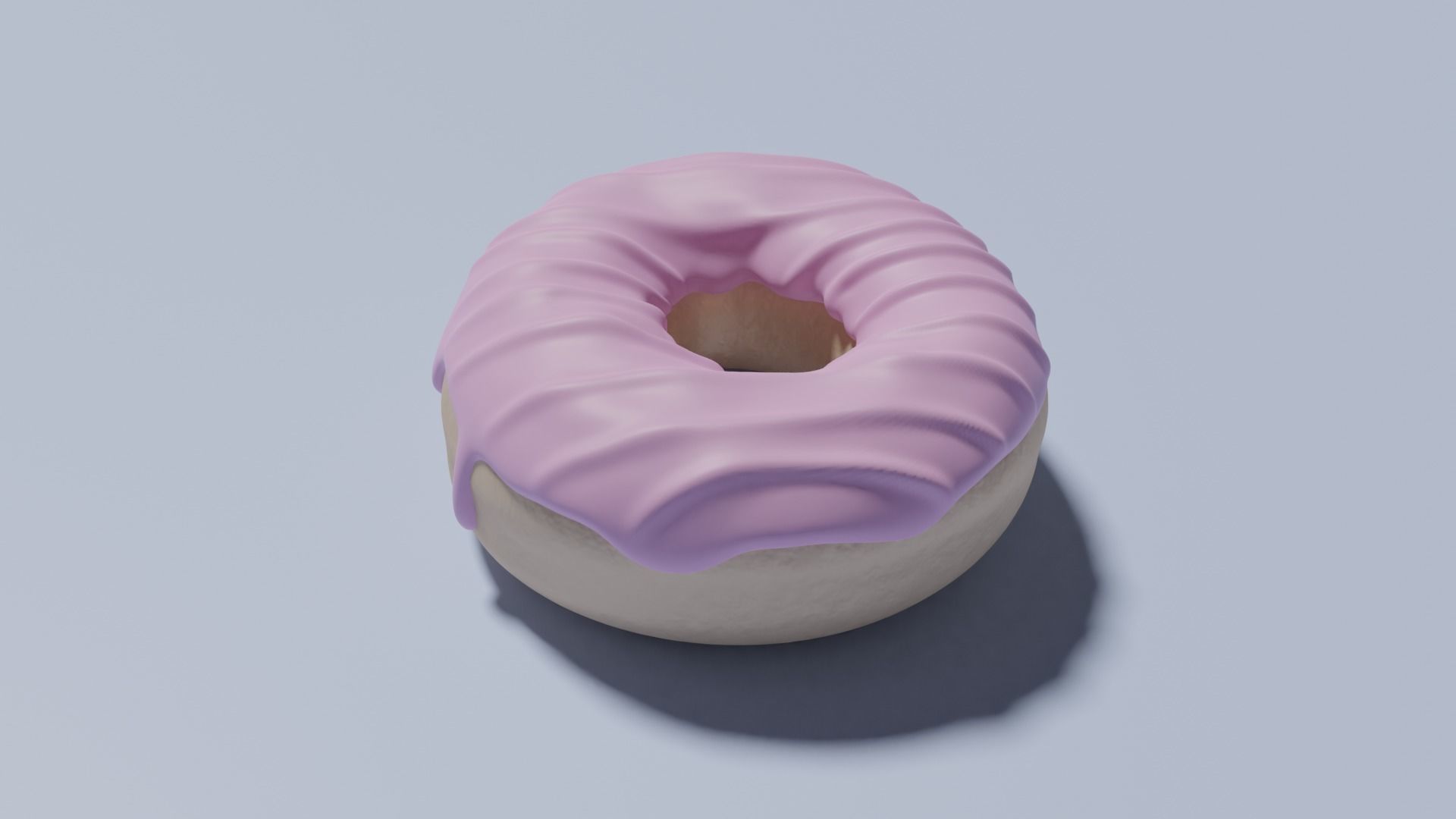 Pink Donut 3D model_10