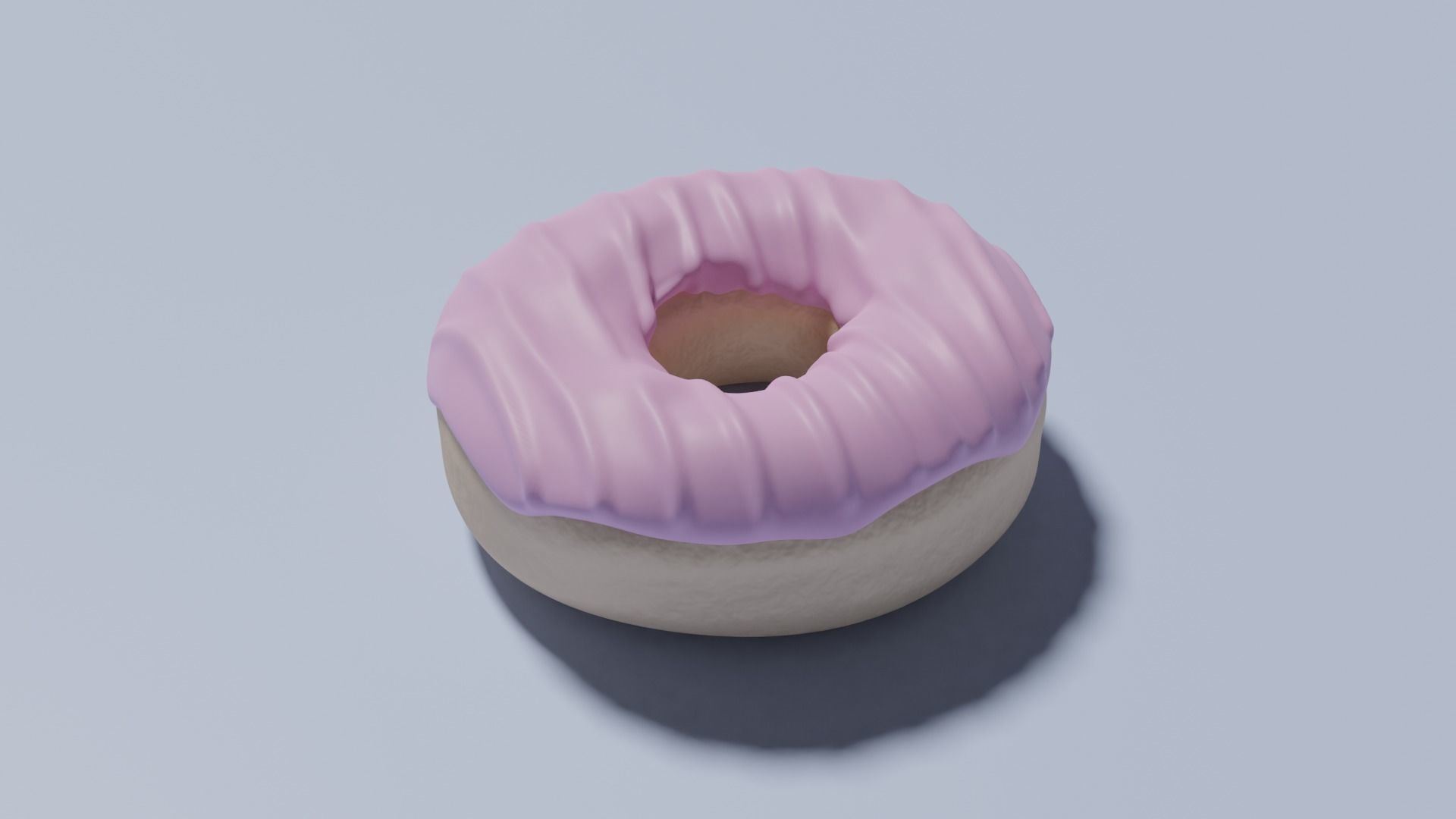 Pink Donut 3D model_8