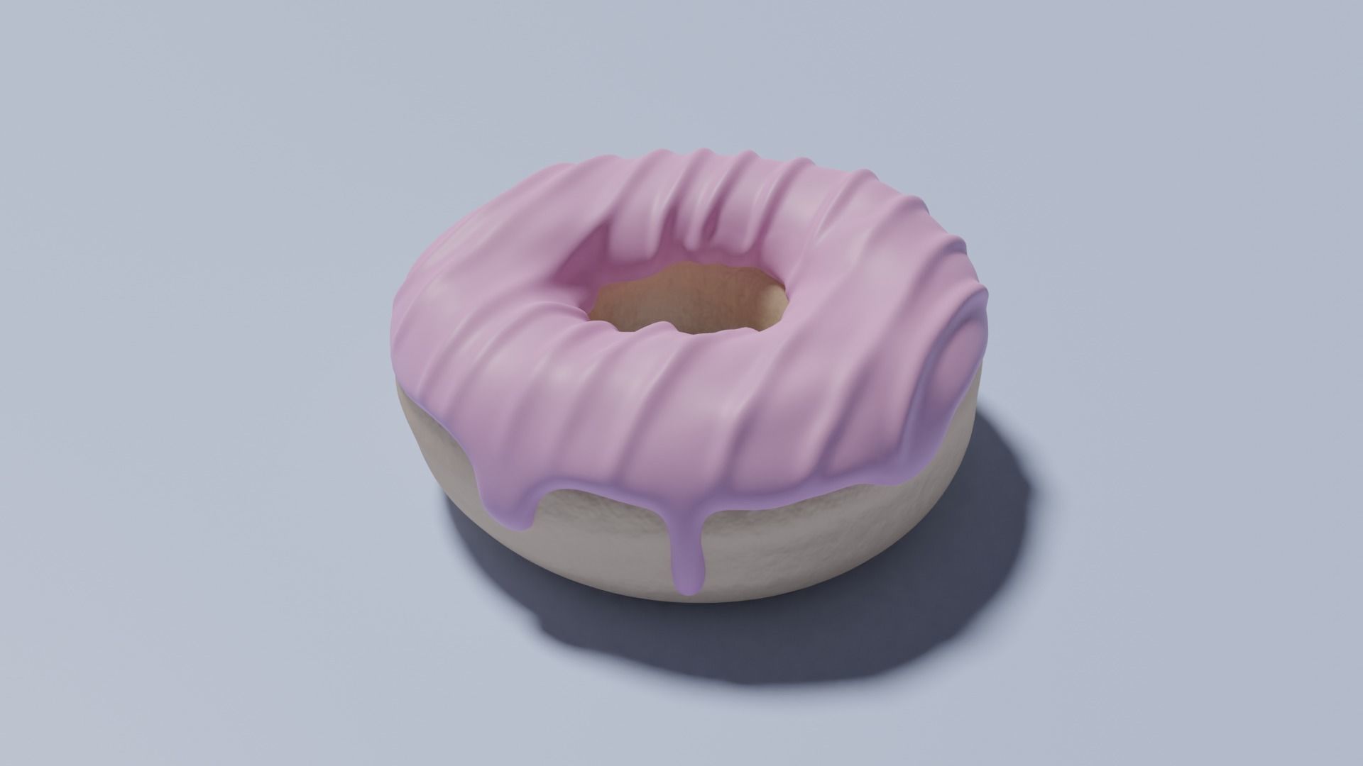 Pink Donut 3D model_12