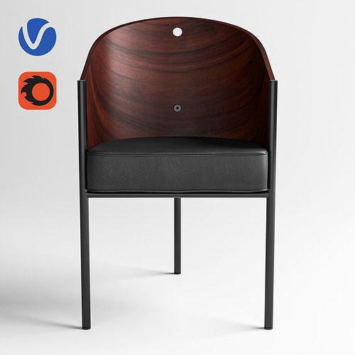 Costes Chair by Philippe Starck 3D model