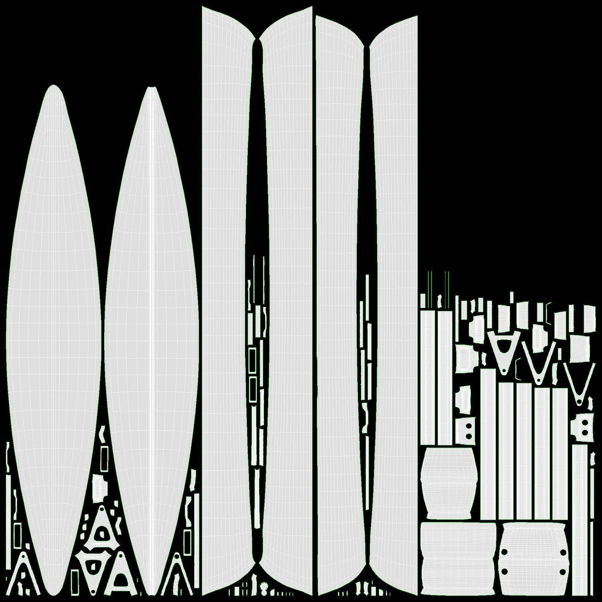 Canoe 01 3D model_14