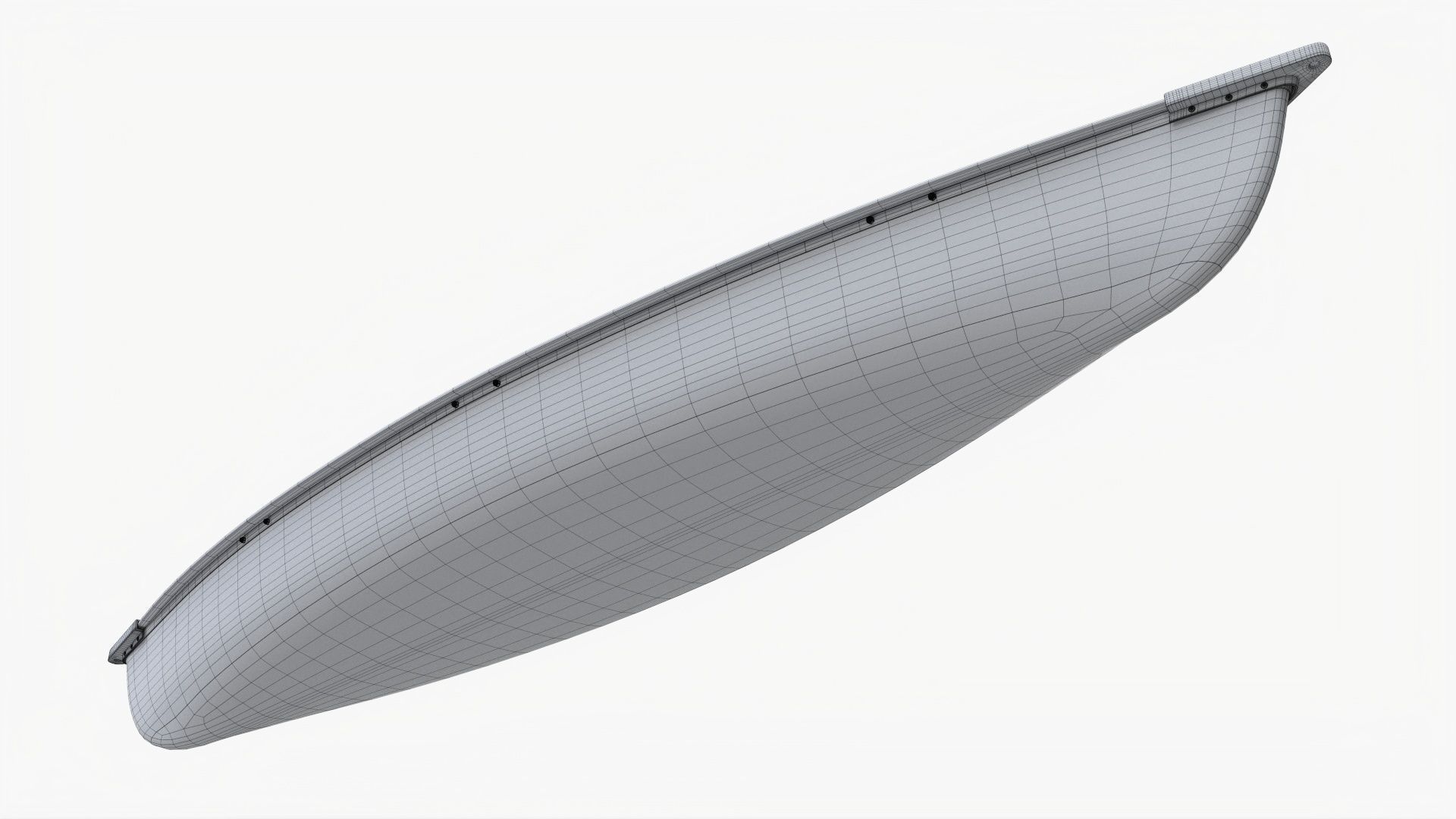 Canoe 01 3D model_9