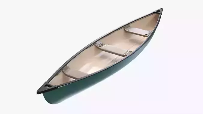Canoe 01 3D model