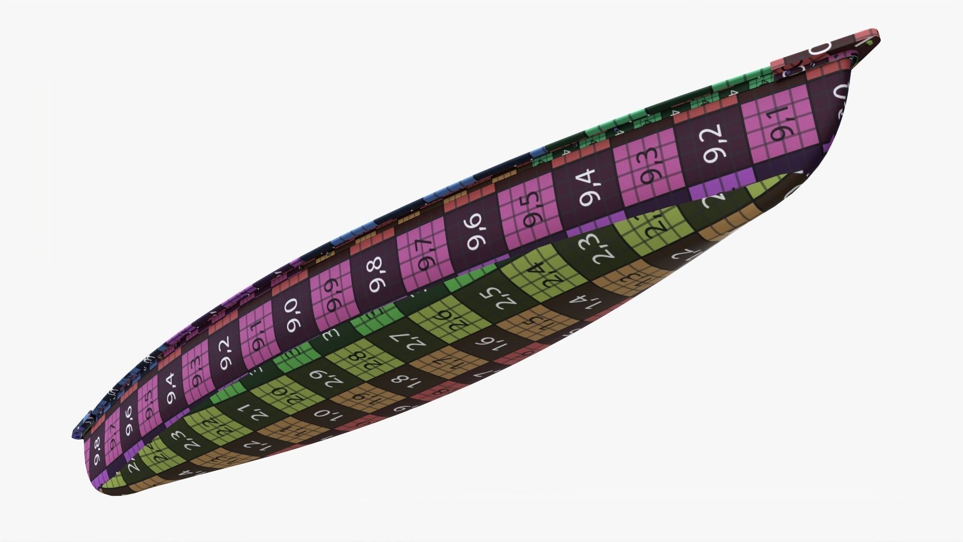 Canoe 01 3D model_12