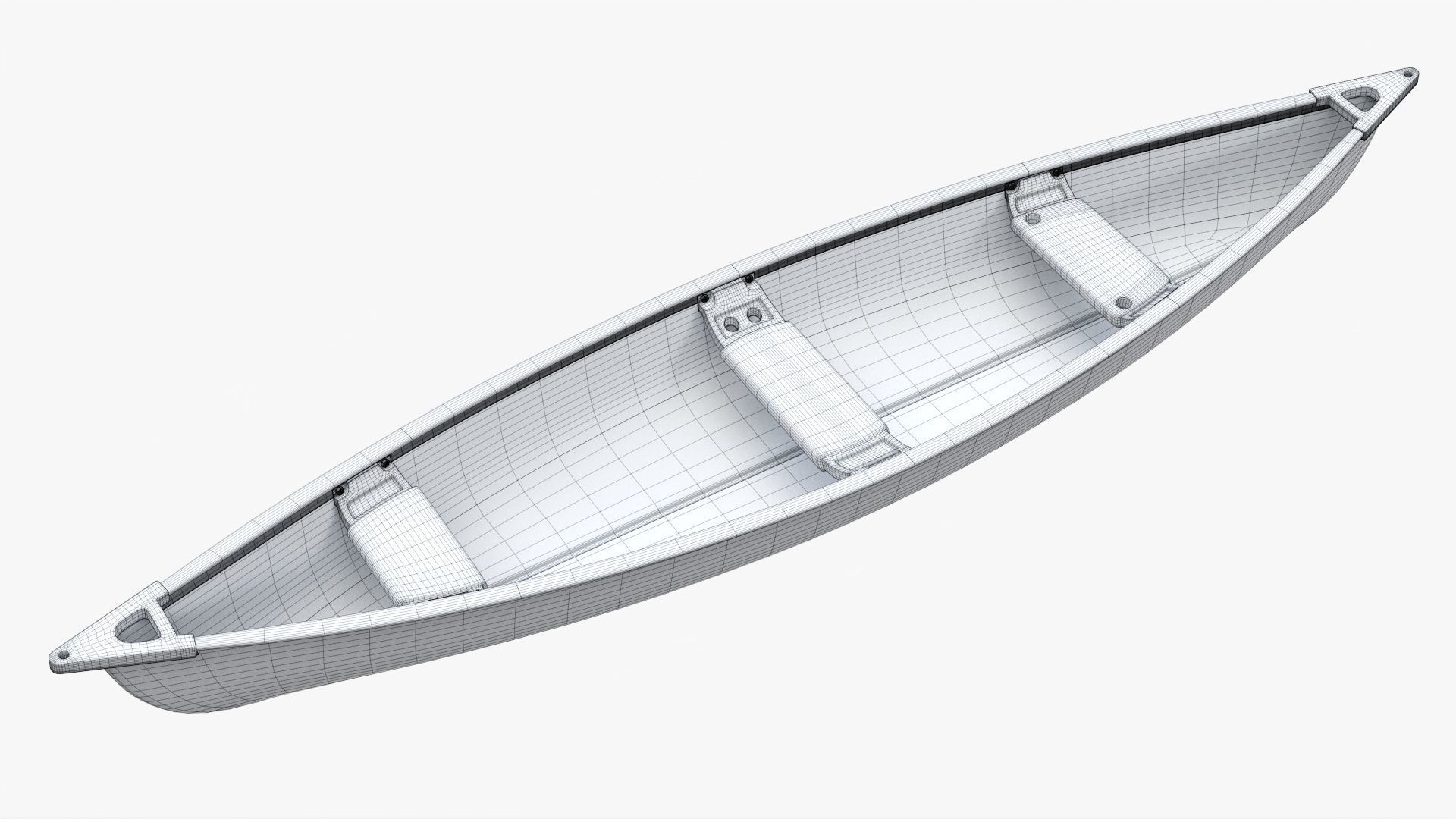 Canoe 01 3D model_10