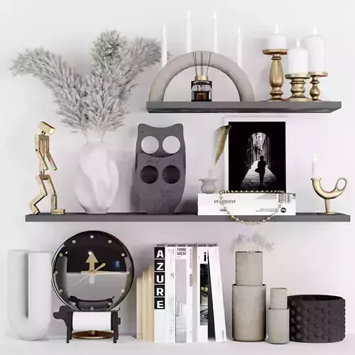 decorative set 02 3D model | CGTrader