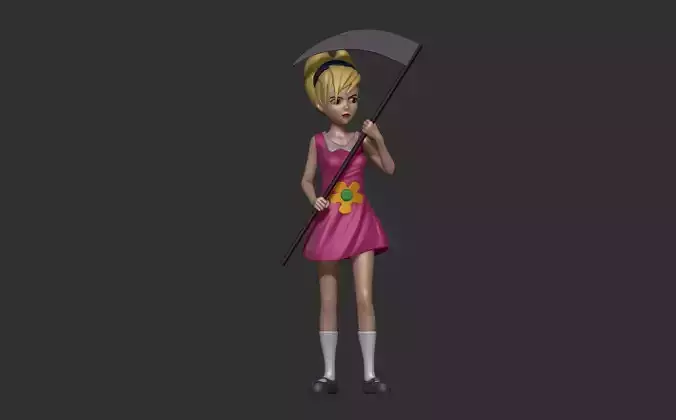 MANDY THE GRIM REAPER 3D print model