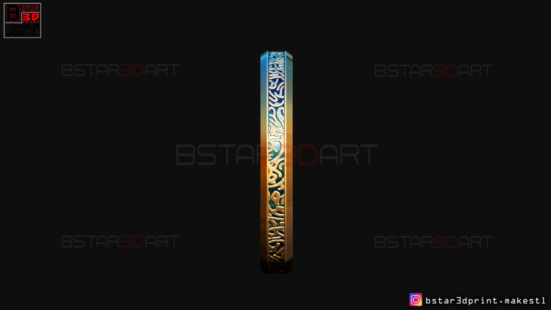 Shang Chi Ring  - Shang Chi bracelet - Marvel Comics 3D print model_17