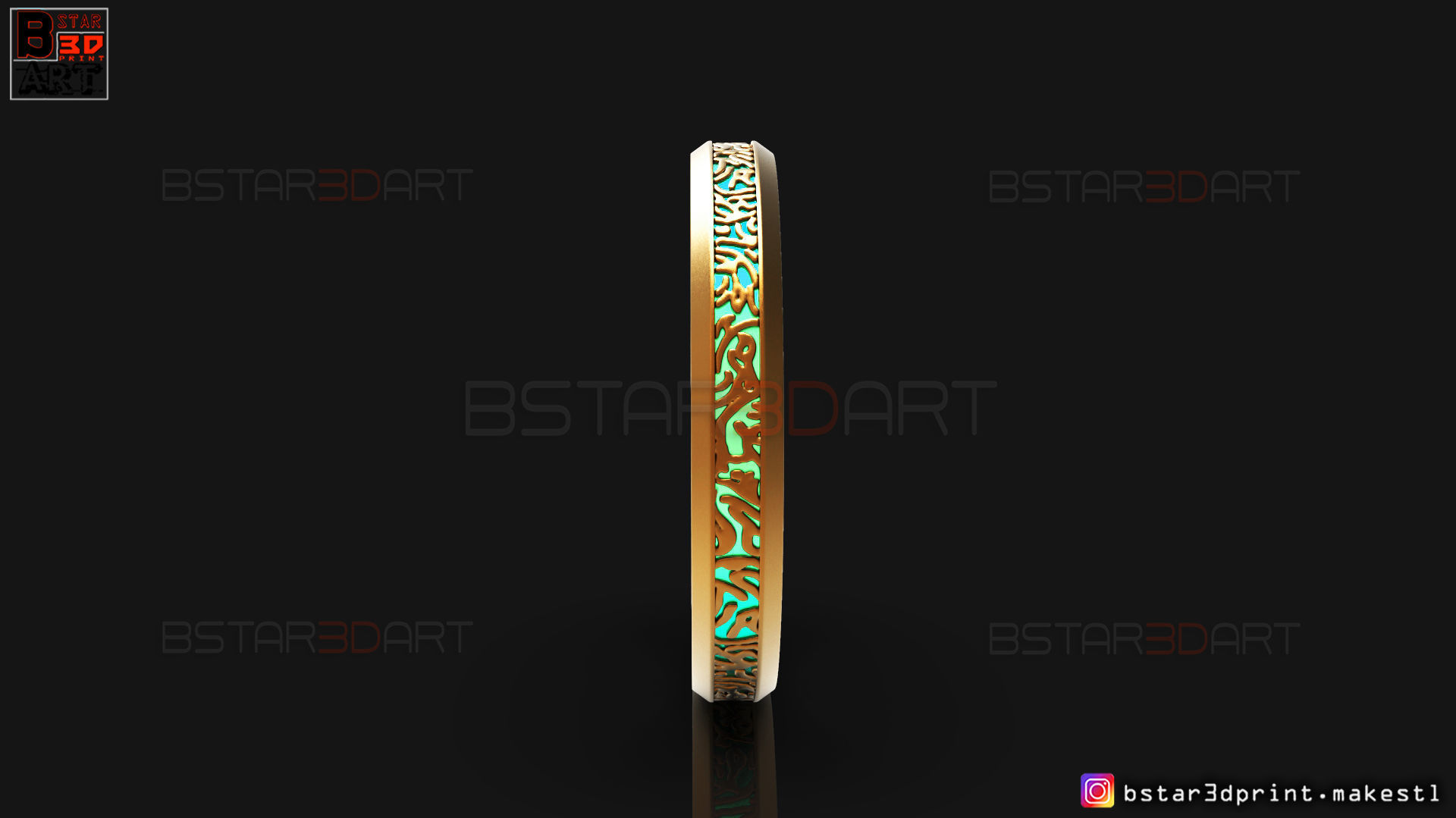 Shang Chi Ring  - Shang Chi bracelet - Marvel Comics 3D print model_12