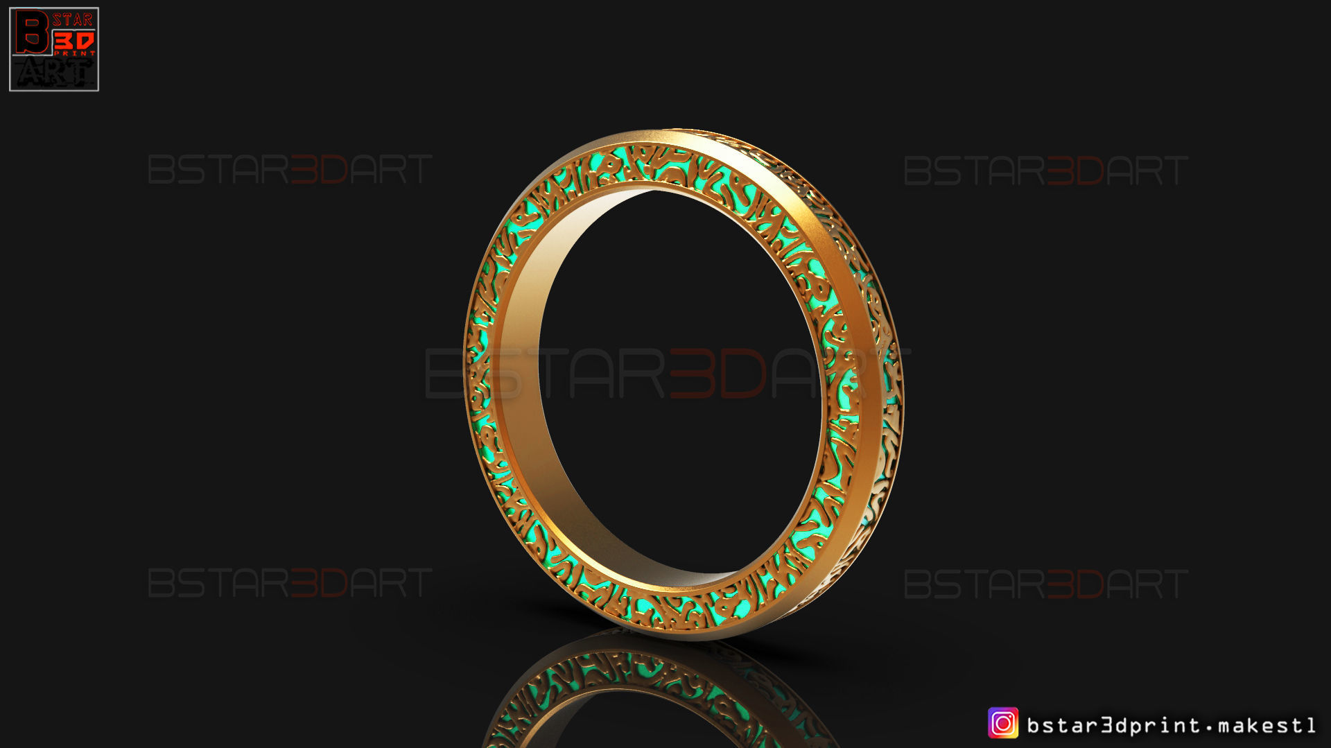 Shang Chi Ring  - Shang Chi bracelet - Marvel Comics 3D print model_14