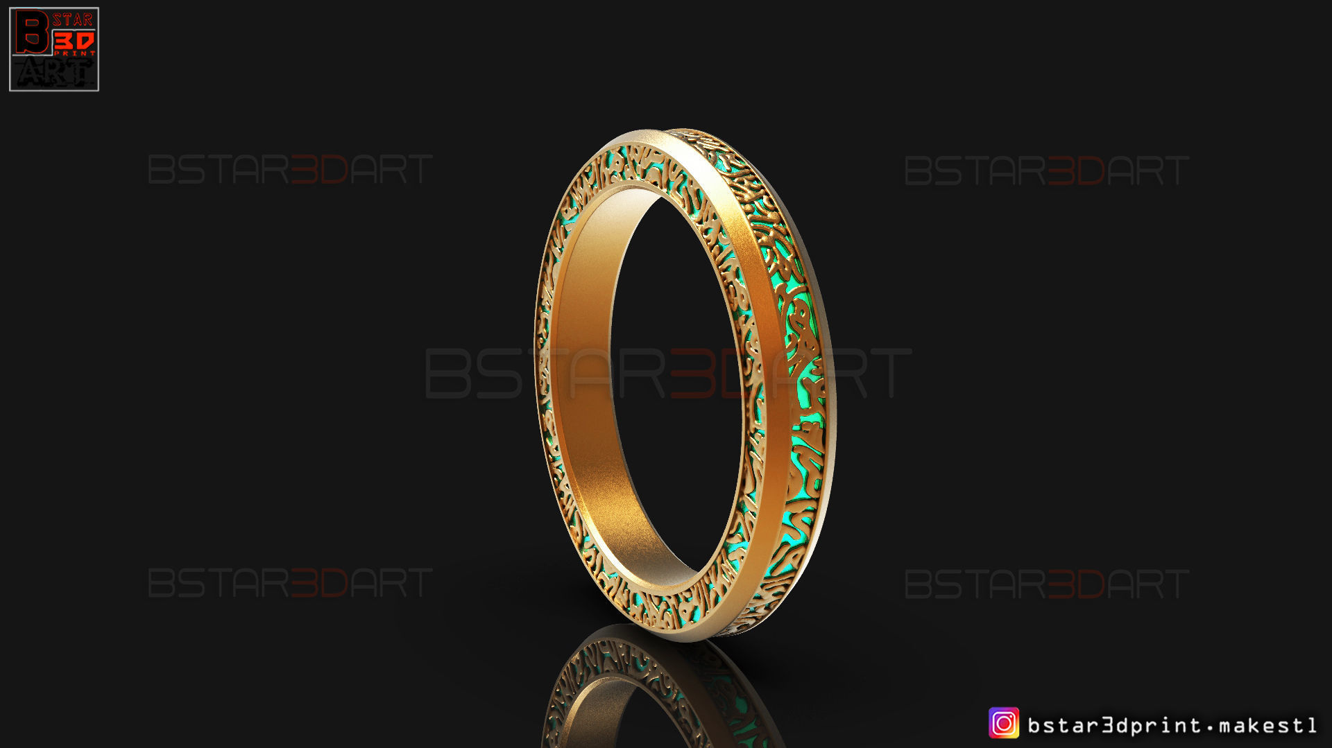 Shang Chi Ring  - Shang Chi bracelet - Marvel Comics 3D print model_13