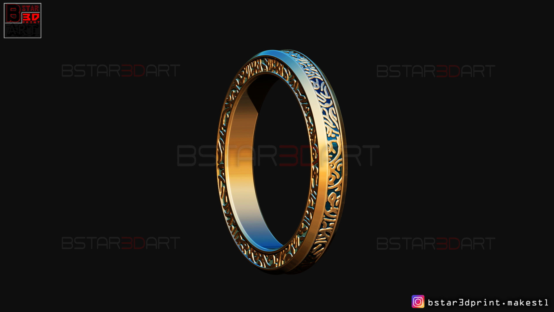 Shang Chi Ring  - Shang Chi bracelet - Marvel Comics 3D print model_16