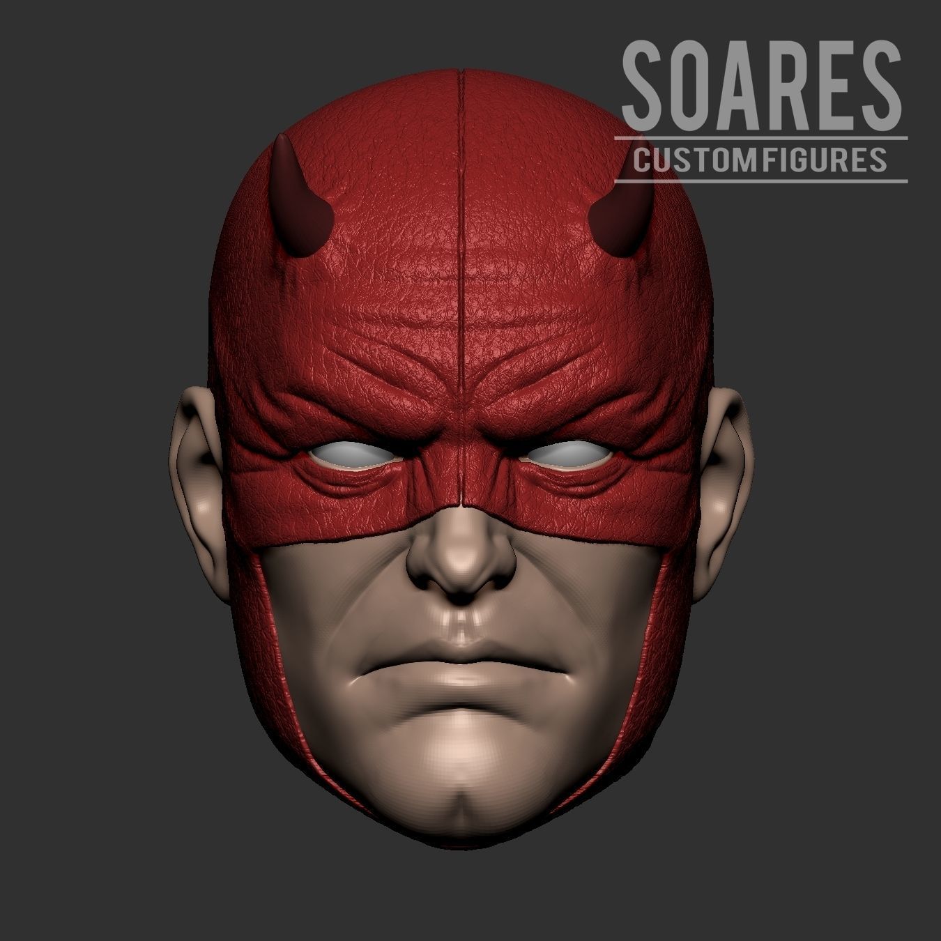 Daredevil 2 pack head 3D print model 3D print model_3
