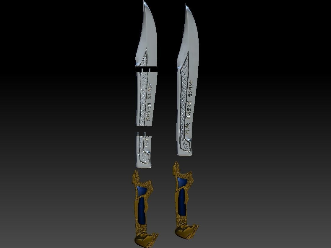 Lady Loki - Sylvie Blade - Real Size - DisneyPlus Series Version 3D print model_5