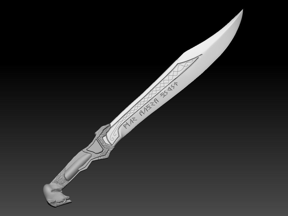 Lady Loki - Sylvie Blade - Real Size - DisneyPlus Series Version 3D print model_10