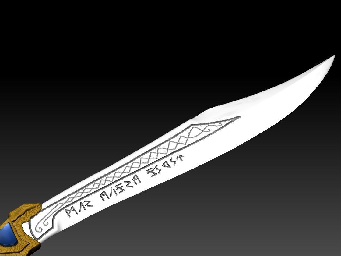 Lady Loki - Sylvie Blade - Real Size - DisneyPlus Series Version 3D print model_8