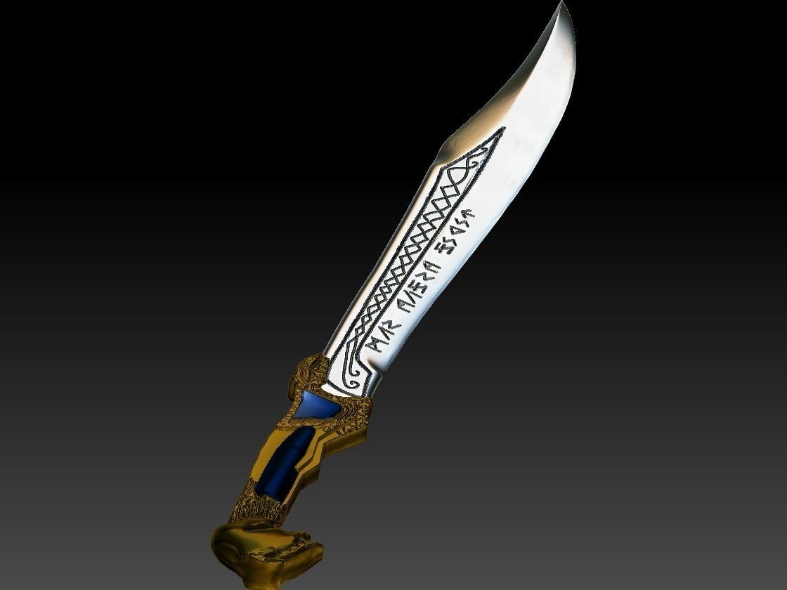 Lady Loki - Sylvie Blade - Real Size - DisneyPlus Series Version 3D print model_1