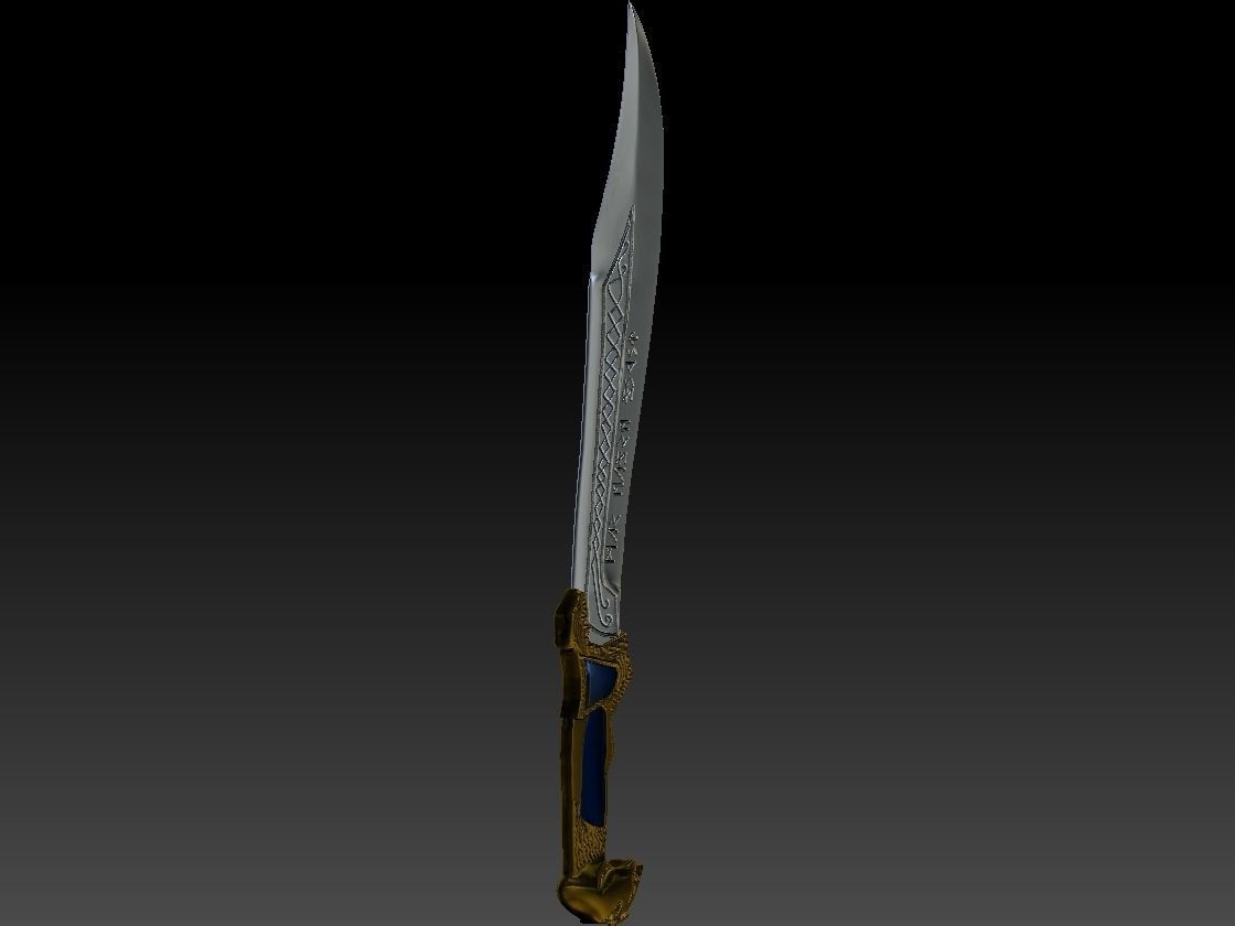 Lady Loki - Sylvie Blade - Real Size - DisneyPlus Series Version 3D print model_4