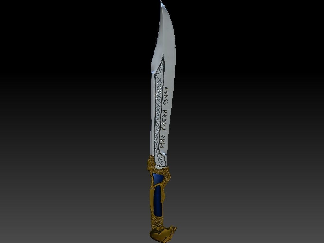 Lady Loki - Sylvie Blade - Real Size - DisneyPlus Series Version 3D print model_2