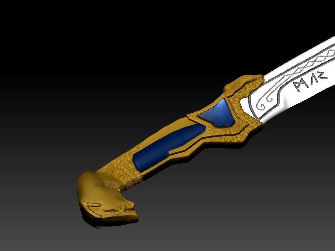 Lady Loki - Sylvie Blade - Real Size - DisneyPlus Series Version 3D print model_6