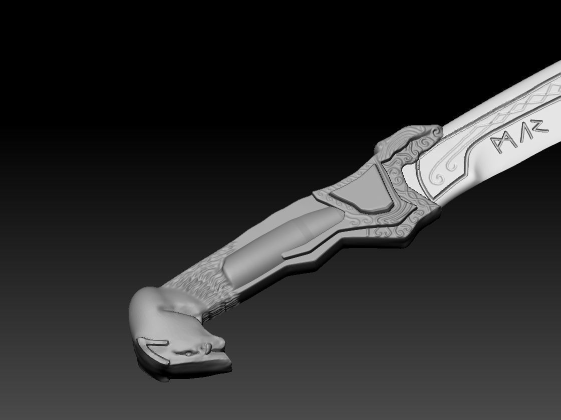 Lady Loki - Sylvie Blade - Real Size - DisneyPlus Series Version 3D print model_7