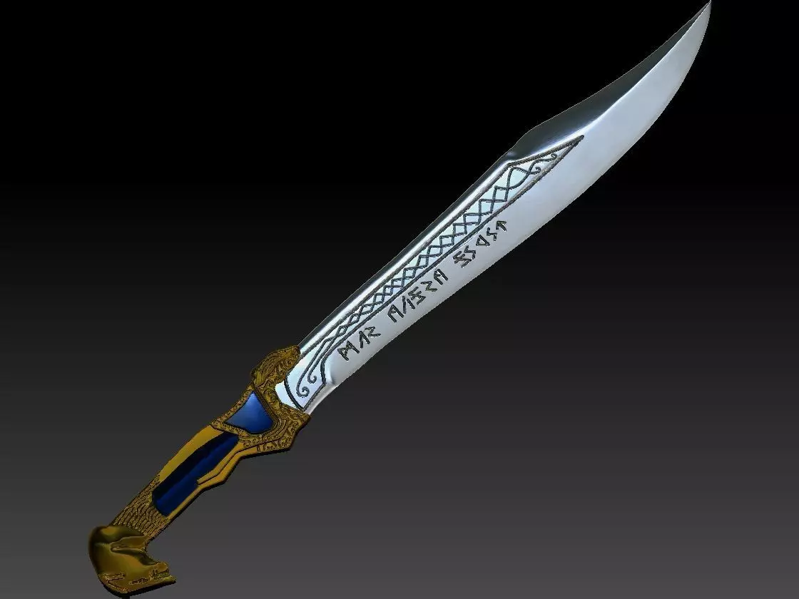 Lady Loki - Sylvie Blade - Real Size - DisneyPlus Series Version 3D print model_0