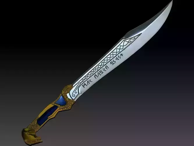 Lady Loki - Sylvie Blade - Real Size - DisneyPlus Series Version 3D print model