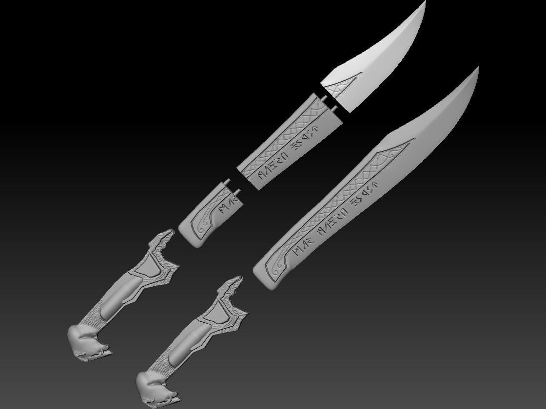 Lady Loki - Sylvie Blade - Real Size - DisneyPlus Series Version 3D print model_12