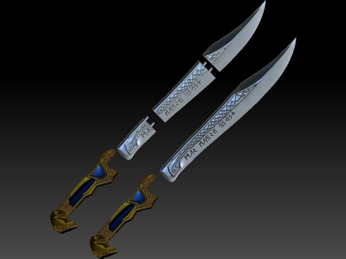 Lady Loki - Sylvie Blade - Real Size - DisneyPlus Series Version 3D print model_11