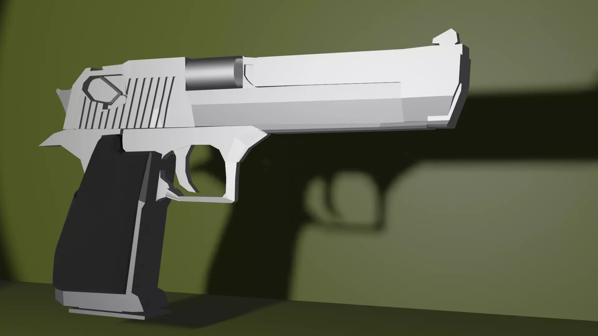 Desert Eagle Free low-poly 3D model