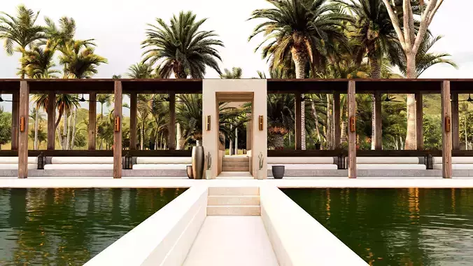 LUMION SCENE BEACH BRUTALIST 11