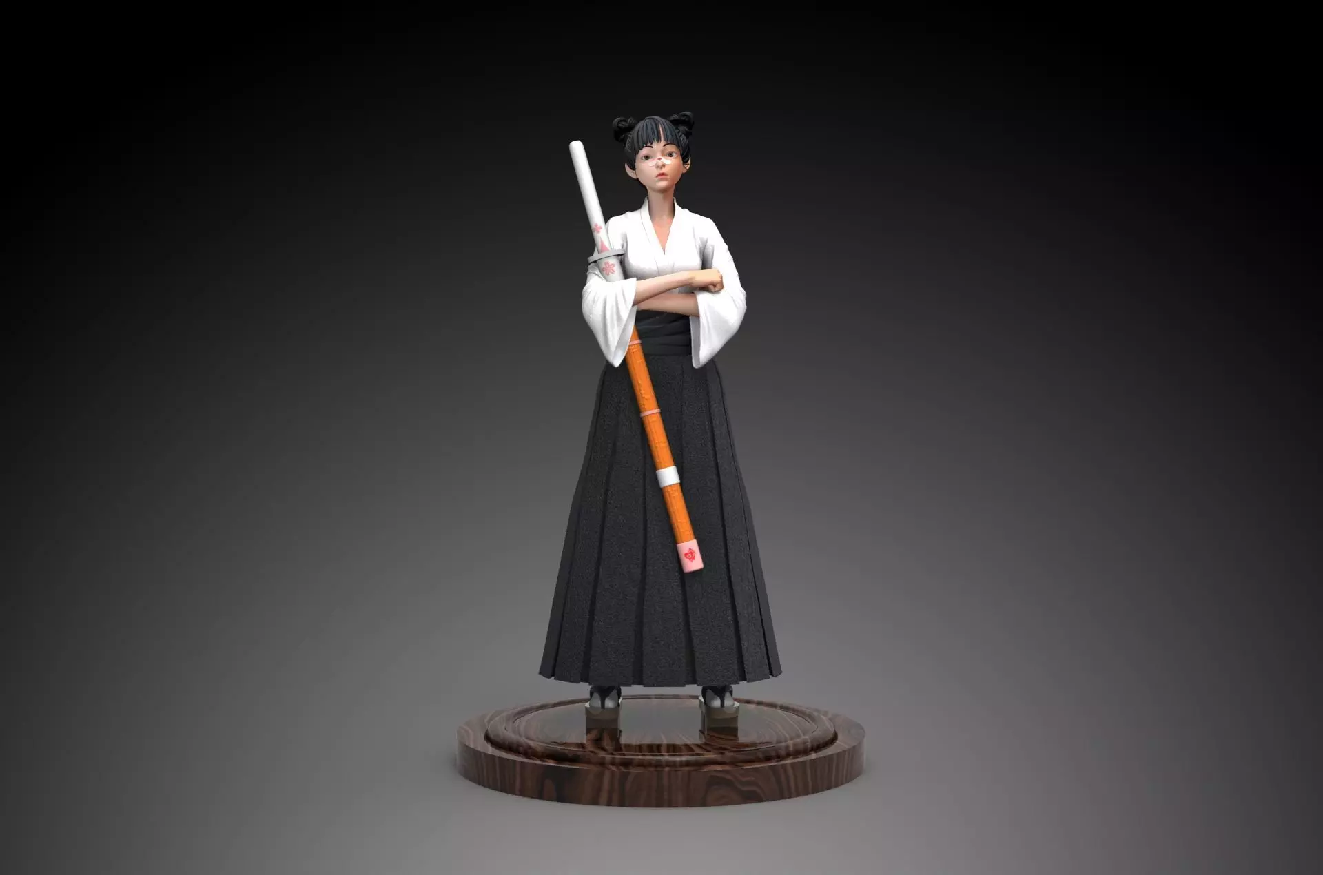 NARUTO Tenten 3D print model_0