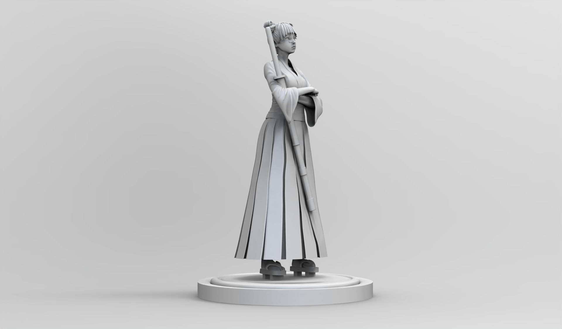 NARUTO Tenten 3D print model_4