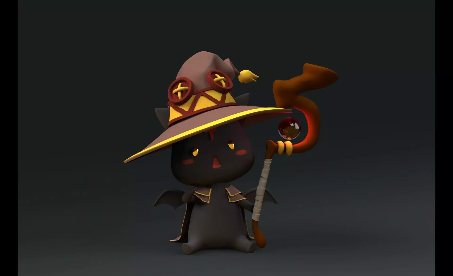  Megumin konosuba 3D print model_0