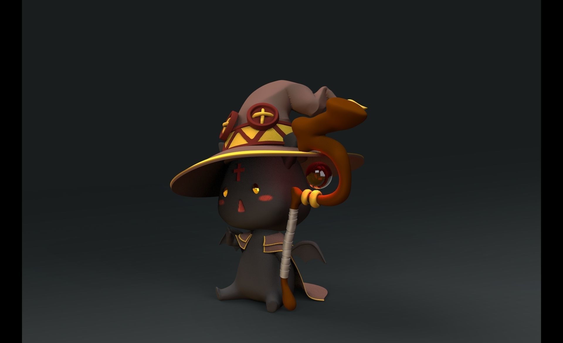  Megumin konosuba 3D print model_2