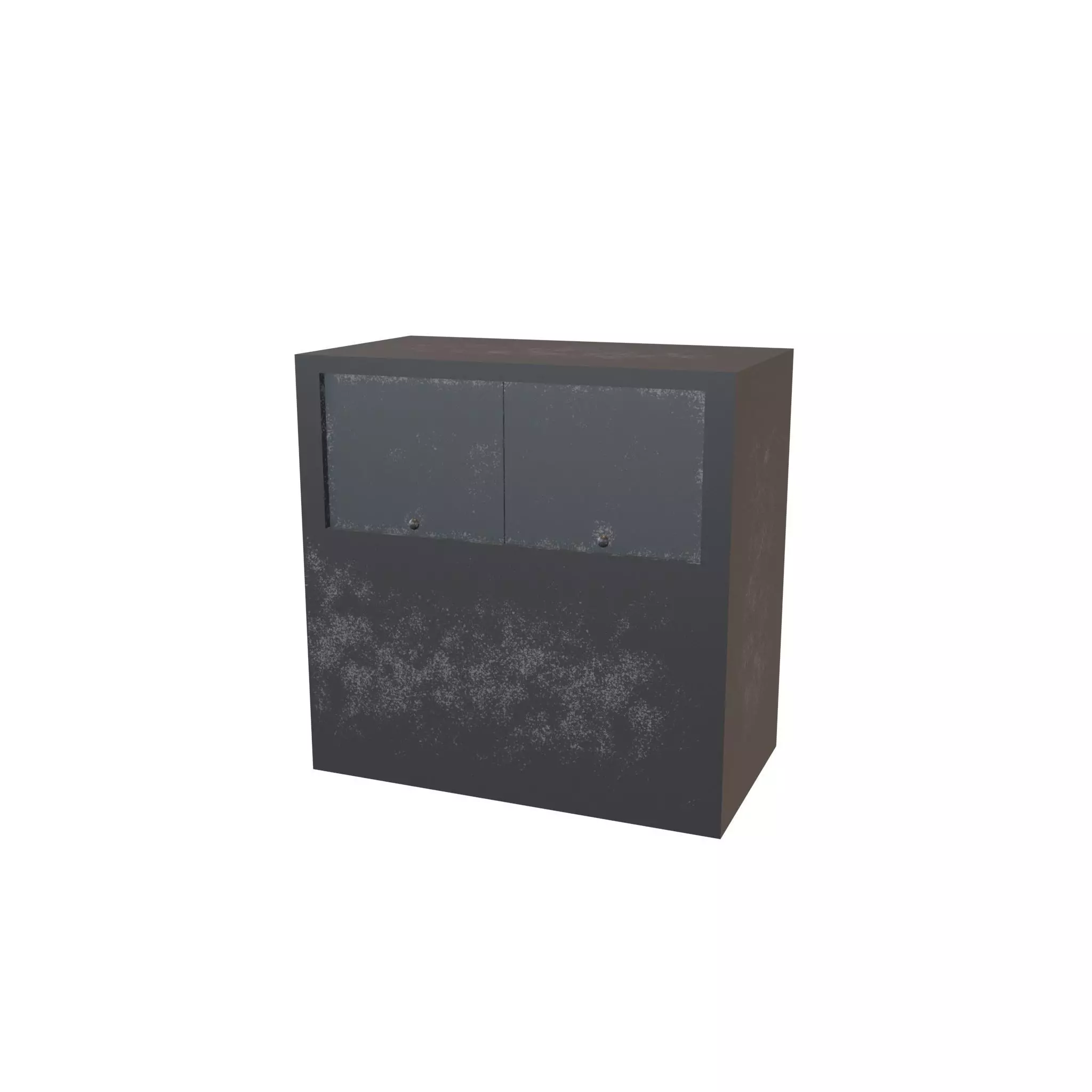 Park Rubbish Bin v1 002 Low-poly 3D model_0